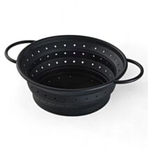 Passoire rétractable silicone noir - UTILITY