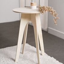 Table d'appoint Simplicity Ø30 x H50 cm bois naturel - LA FACTORY