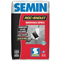 Enduit de rebouchage intérieur express gros travaux sac 20 kg - SEMIN