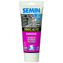 Enduit de rebouchage Fibrelastic intérieur/extérieur pièces humides tube 300 g - SEMIN