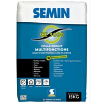 Colle enduit multifonctions CE 3000, sac 15 kg - SEMIN