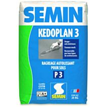 Enduit de lissage Kedoplan 3 25kg blanc - SEMIN