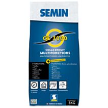 Colle enduit multifonctions CE 3000, sac 5 kg - SEMIN