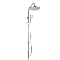 Combiné barre de douche et douchette Rounda inox chromé - INVENTIV