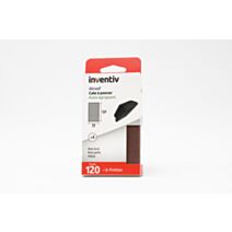 5 patins 70x125mm grains 120 - INVENTIV