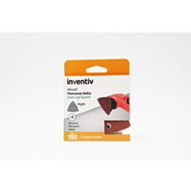 5 patins Delta 95x95mm grains 180 - INVENTIV