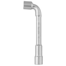Clé à pipe débouchée 14mm 6/12 pans chrome vanadium - INVENTIV