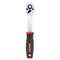 Clé à cliquet réversible 1/4" chrome vanadium - INVENTIV
