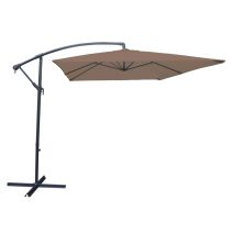 Parasol deporté Alto 3x2m taupe - INVENTIV