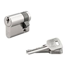 Demi-Cylindre 5 Goupilles 30x10mm Nickelé 3 Clés - B RESIST