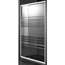 Porte de douche pivotante Ice 90 dépoli - B HOME