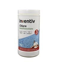 Chlore permanent galet 250g 1 kg - INVENTIV