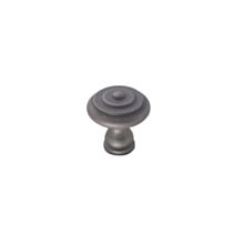 Bouton meuble Style Acier Etain ø35mm h36mm - B BEAUTY