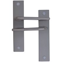 Poignées de porte bec de cane Soisy entraxe 165mm - MR BRICOLAGE