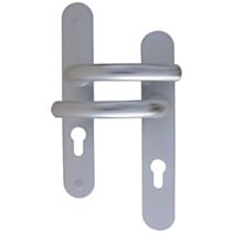 Poignées de porte à cylindre alu argent - B BEAUTY