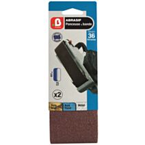 2 bandes de ponçage G36 75x457 - B POWER