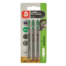 3 lames scie sauteuse en T etagères - B POWER