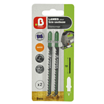 Lame T bois chantournage 5x50mm x2 - B POWER