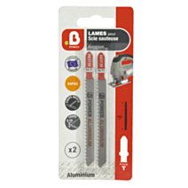 2 lames scie sauteuse en T aluminium - B POWER