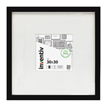 Cadre photo Isis 30x30cm noir - INVENTIV