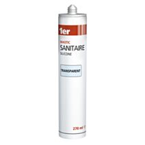 Mastic sanitaire silicone transparent 270 mL - 1ER