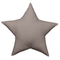 Coussin décoratif Étoile 40 x 40 cm taupe - DECOSTARS