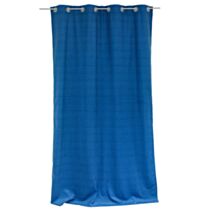 Rideau Kyoto imprimé 140 x 240 cm bleu roi - DECOSTARS