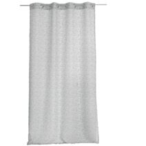 Voilage Cottage imprimé 140 x 240 cm galet - DECOSTARS