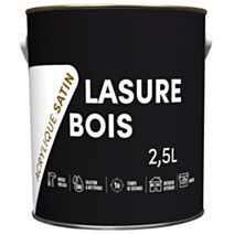 Lasure TDP acrylique incolore satin 2,5 L - RECA