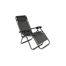 Fauteuil Relax Seville gris anthracite - OVIALA