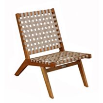Fauteuil Bondy eucalyptus résine taupe - OVIALA