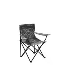 Chaise camping Etretat gris anthracite - OVIALA