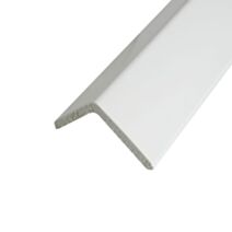 Baguette d'angle XPS extrudé 50x50mm blanc - SUP BOIS