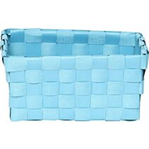 Panier tressés petit modèle - vert d'eau