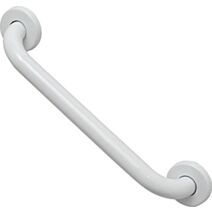 Barre droite de redressement en acier inoxydable 30 cm - blanc