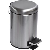 Poubelle inox frein de chute 3 L - TENDANCE