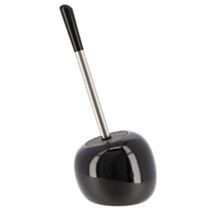 Brosse WC Grès Forme boule 14cm Noir - TENDANCE
