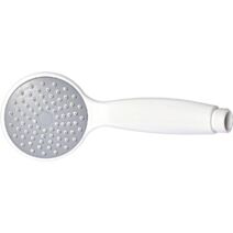 Douchette ABS 1 fonction Anticalcaire 8cm Blanc - TENDANCE