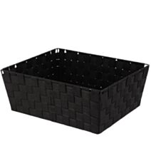 Panier dressing polyester 31,5 x 39 x 15 cm noir - TENDANCE