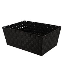 Panier dressing polyester 32,5 x 45 x 18 cm noir - TENDANCE