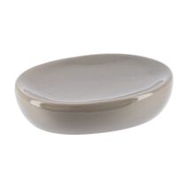 Porte savon Dolomite Oval Taupe 9,5cm - TENDANCE