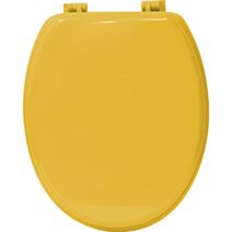 Abattant WC MDF jaune 18" - TENDANCE
