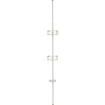 Colonne télescopique 3 paniers aluminium