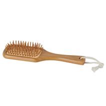 Brosse à cheveux plateforme carré en bambou - TENDANCE