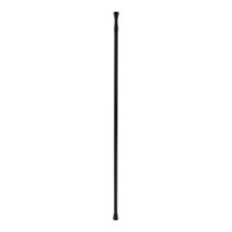 Barre de douche aluminium 110-200 cm noir mat - TENDANCE