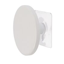 Patère sticker en bambou Ø8,5 cm blanc - TENDANCE