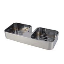 Étagère colonne de douche ABS Chromé 11cm - TENDANCE