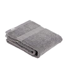 Serviette de bain 50x90cm 100% coton gris - TENDANCE