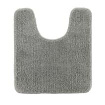 Tapis contour WC 45x50cm gris clair - TENDANCE