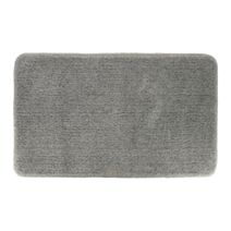 Tapis microfibre dessous latex 45x75cm gris clair - TENDANCE